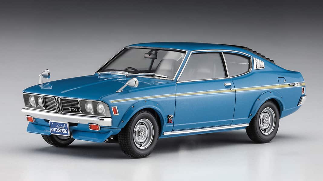 Hasegawa liefert Mitsubishi-Fastback von 1977 als Plastikkit in 1:24 aus