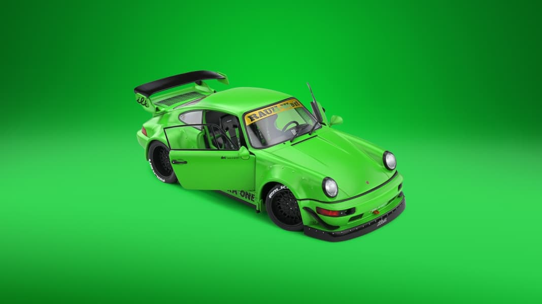 Solido öffnet Pandoras Büchse und heraus driftet dieser RWB-Elfer in Grün!
