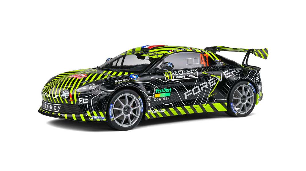 Solido bringt die neue Alpine von Rallye-Star Francois Delecour in 1:18