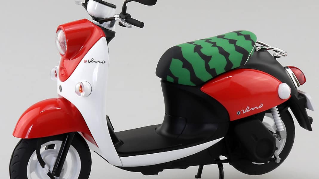 Aoshima kündigt für den Mai den Yamaha E-Vino als 1:12-Kit an