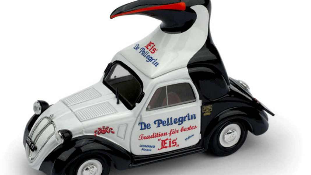 Brumm rollt nostalgischen Fiat Topolino für Eisliebhaber in 1:43 aus der Box