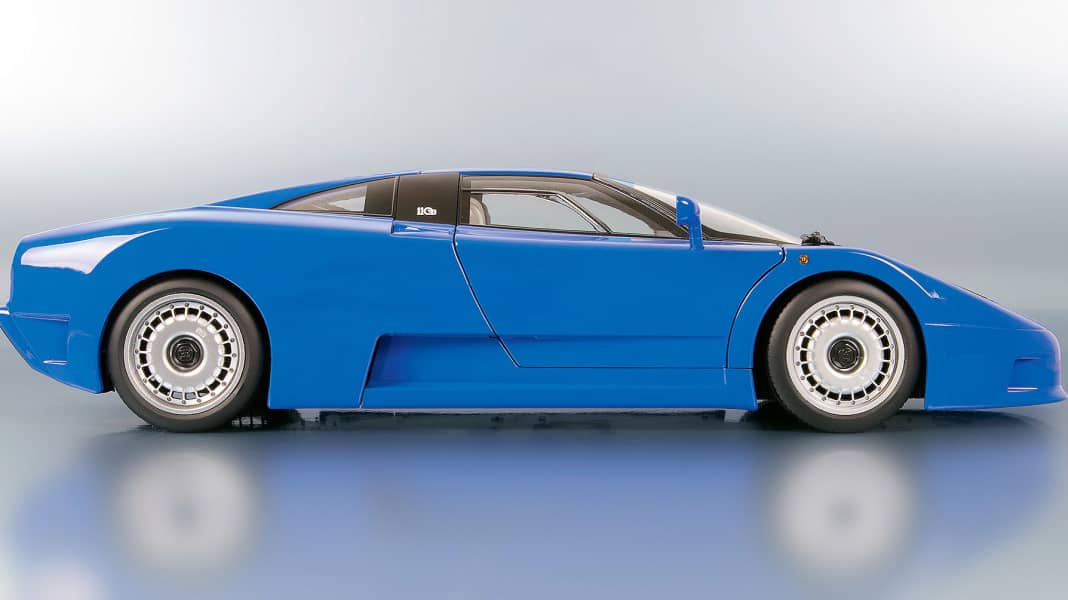 ‘91 Bugatti EB 110 von KK-Scale in 1:12 - Der Überflieger