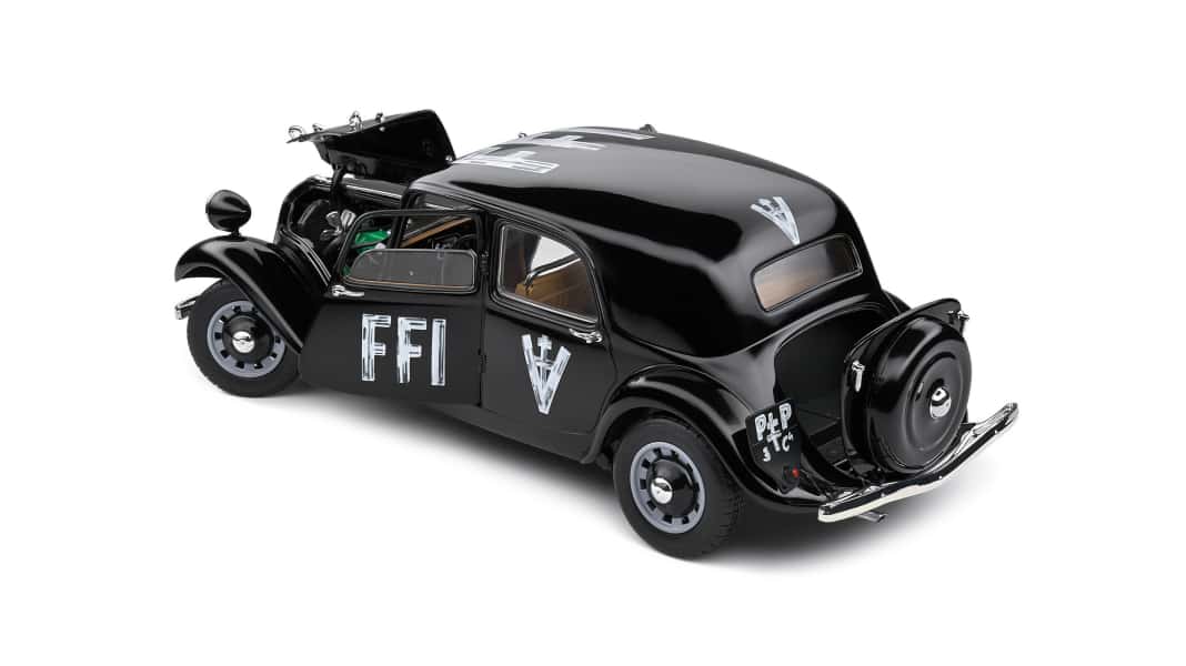 Diesen 1:18-Citroen fuhren die Guten. Solido bringt Traction Avant “FFI”!