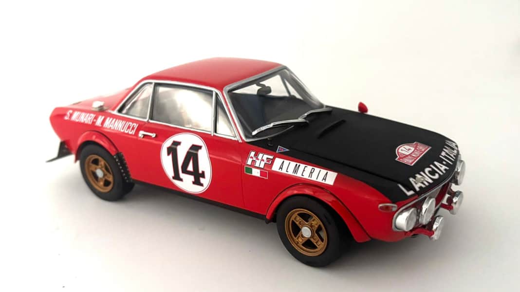 Italeri überrascht mit Lancia Fulvia HF als Kit in 1:24 – mit Fotoätzteilen
