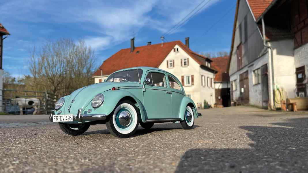 ’57 VW Käfer 1200 von Hachette in 1:8 – Jetzt rollt er