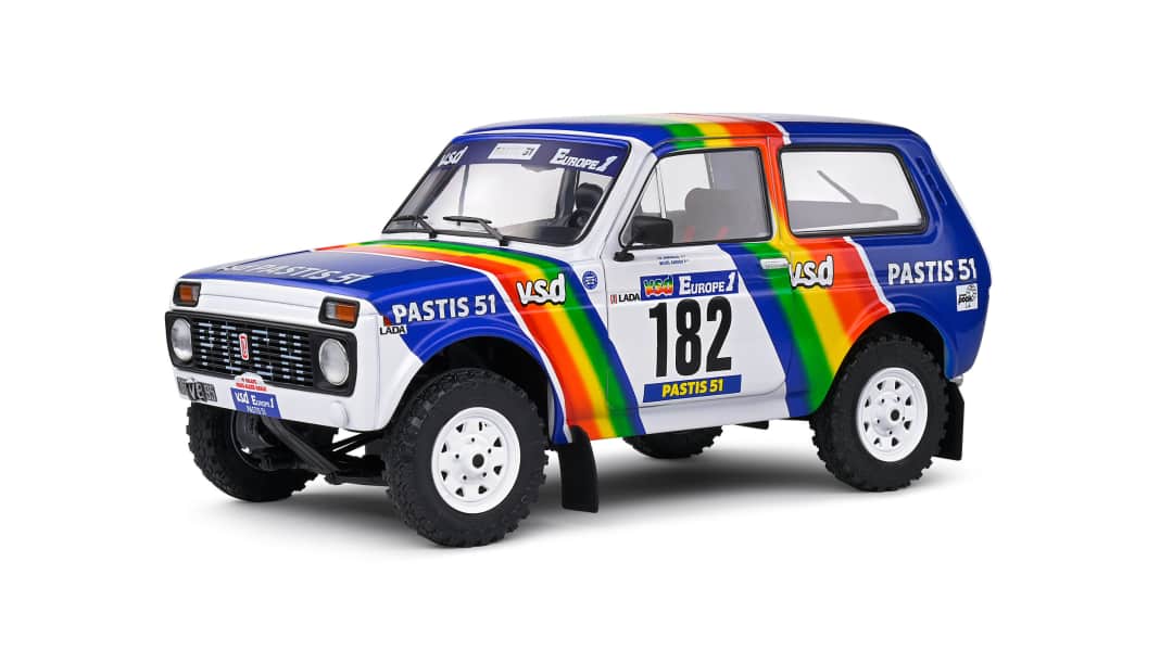 Solido bringt den Paris-Dakar-Lada des Formel-1-Piloten in 1:18