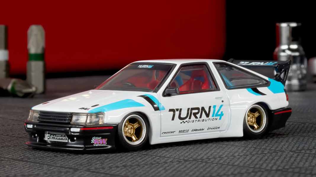 Hot Wheels pimpt den Toyota Levin in 1:64 ultimativ auf!