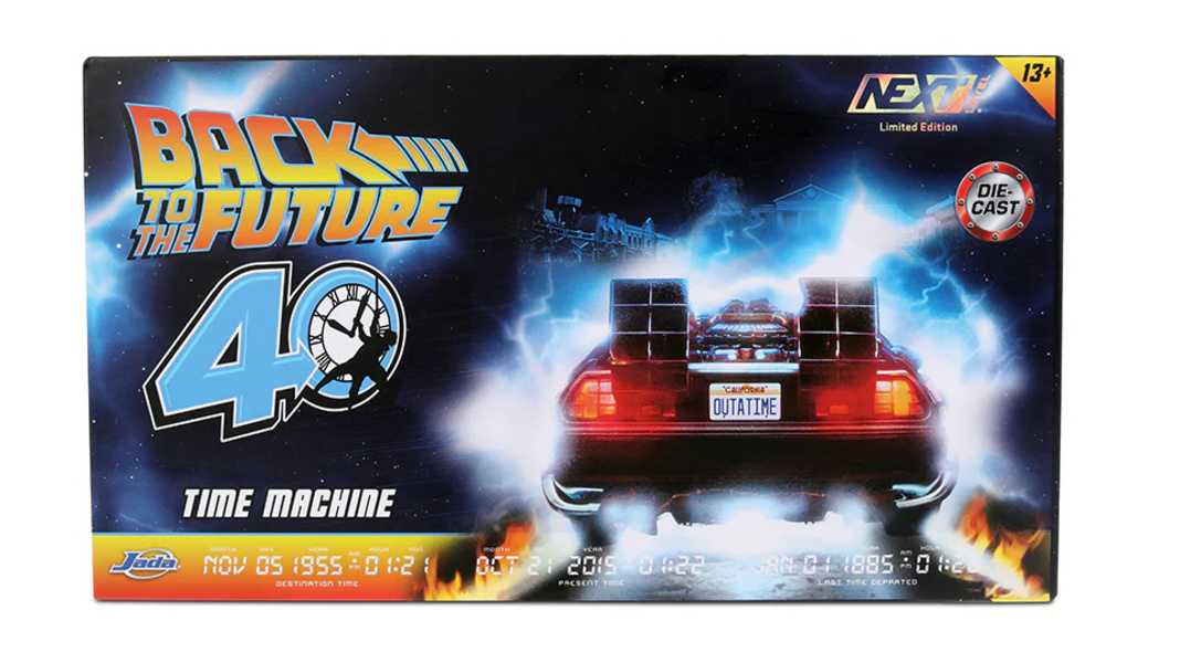 DeLorean-Zeitmaschine kehrt bei Jada chromglänzend in 1:24 zurück