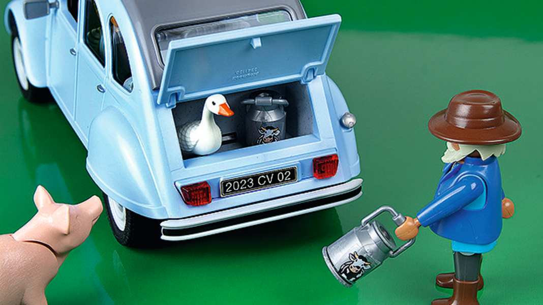 Citroen 2 CV von Playmobil in 1:22,5 - Wo sind die Eier?