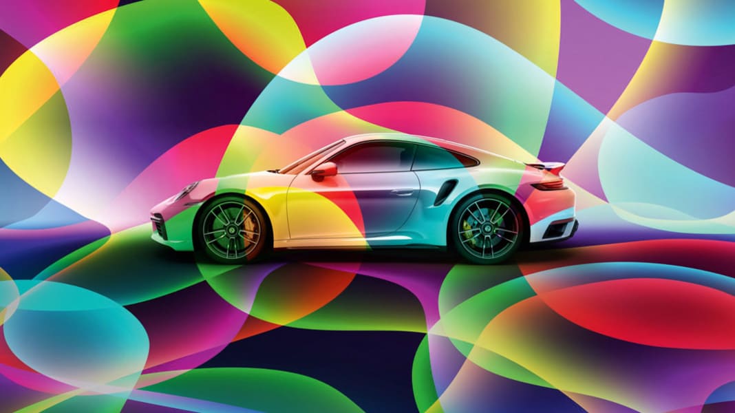 Porsches Farbstudien in 1:5 - Farbe bekennen
