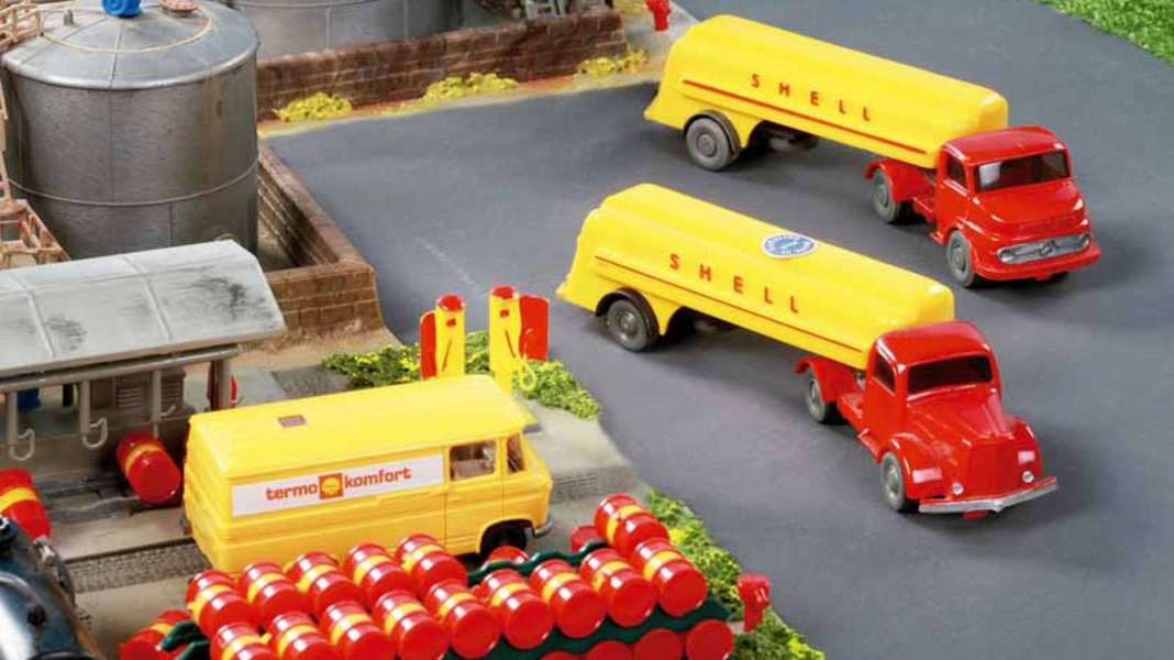 Wiking tankt voll: Das Thema Shell bei Wiking in 1:87