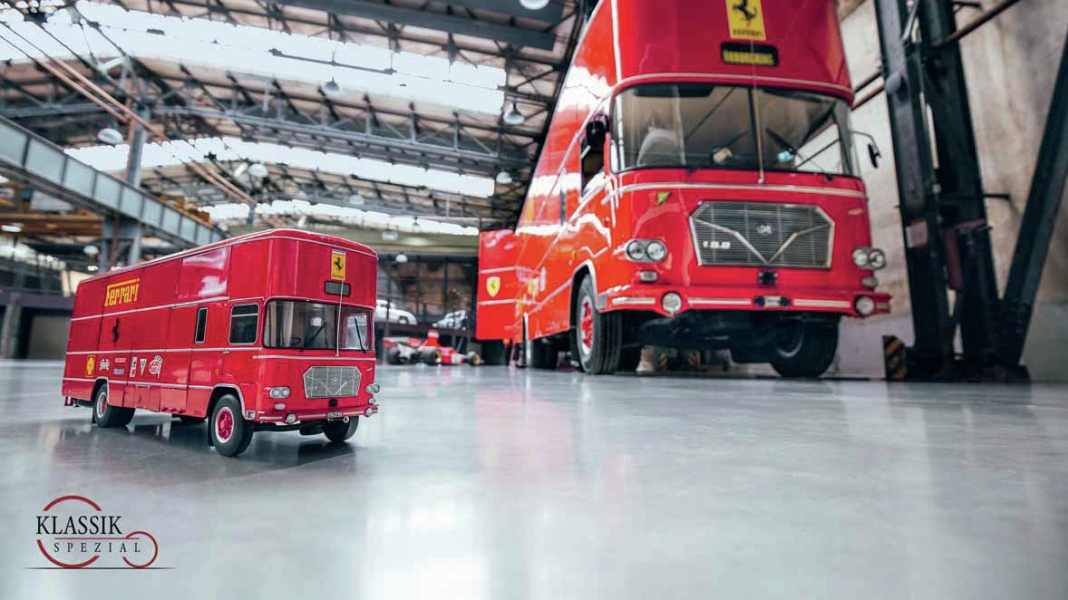 SAMMELN: ’67 OM 150 Rolfo Renntransporter von CMR in 1:18 - Rolfos Roll-out