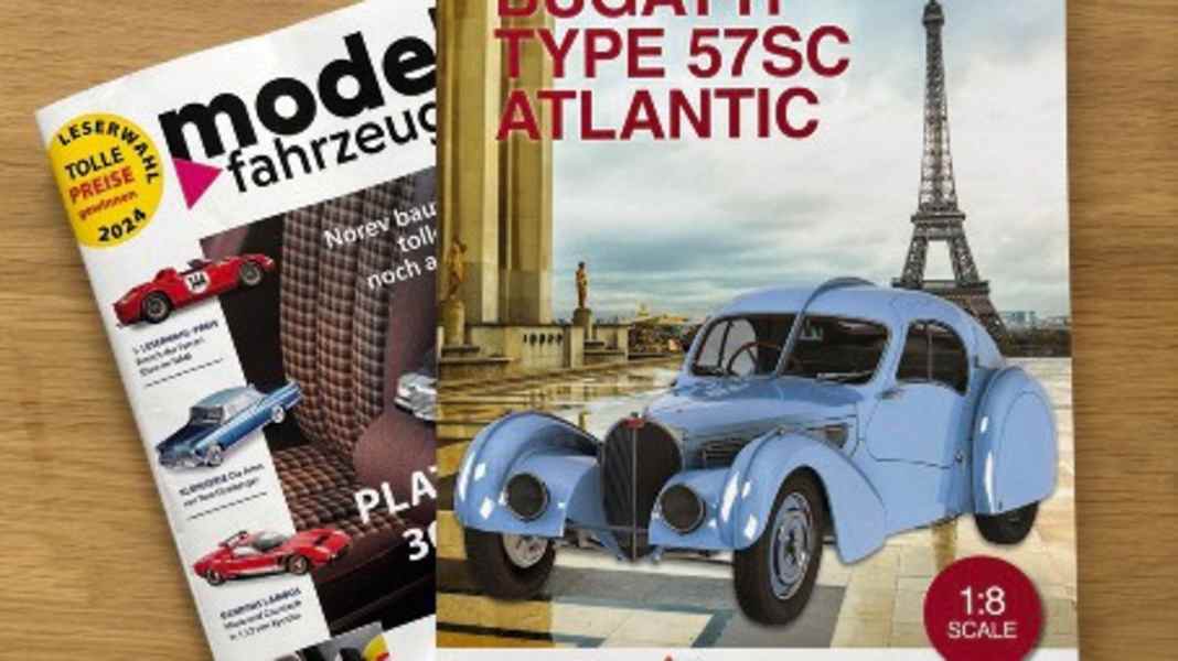 Bugatti 57 SC Atlantic von Ixo in 1:8: Der Dandy