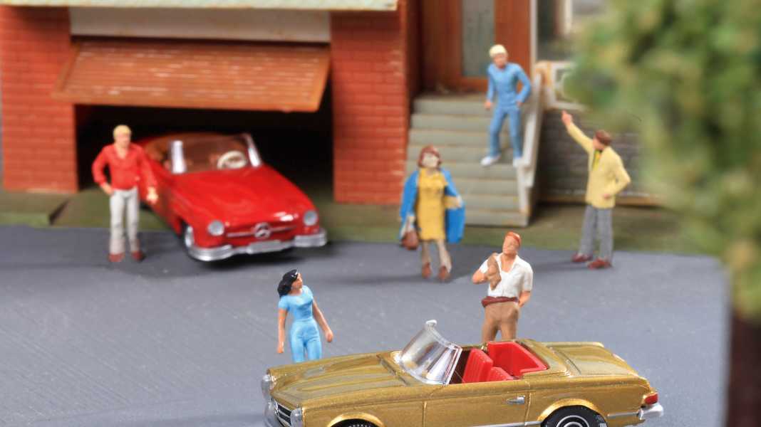 Die Mercedes-Benz SL von Wiking in 1:87 - Sternschnuppen