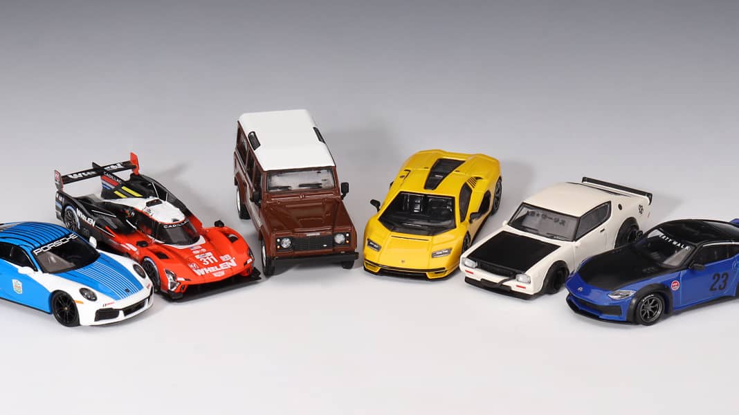 Mini GT bringt im März sechs neue Die-Cast-Flitzer im Maßstab 1:64
