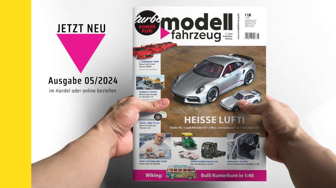 Heft 5/2024 von MODELL FAHRZEUG ist da und feiert den Turbo-Motor mit tollen Stories