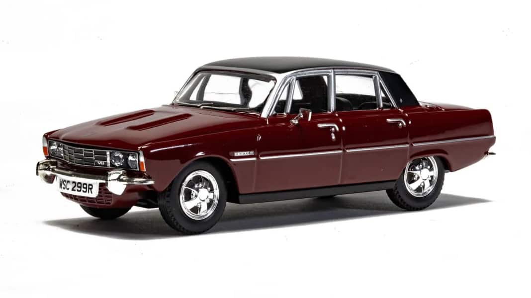 Corgis Rover P6 V8 in Richelieu-Red setzt britische 1:43-Tradition fort