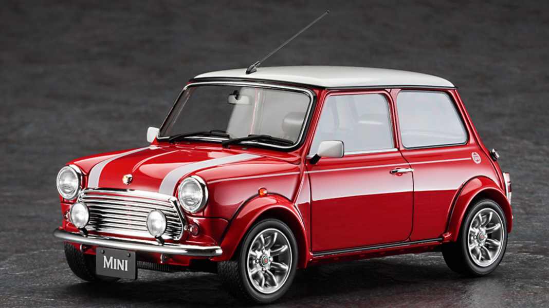 Hasegawa kündigt 1:24-Bausatz des klassischen Mini als 40th Anniversary an
