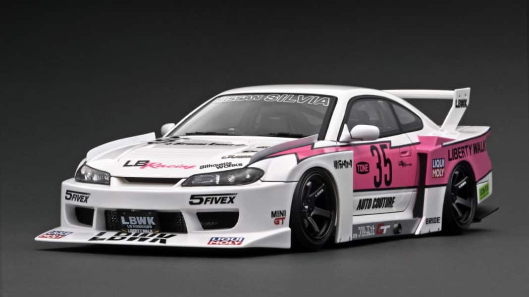Ignition Model kündigt zwei getunte Nissan Silvia in 1:18 an