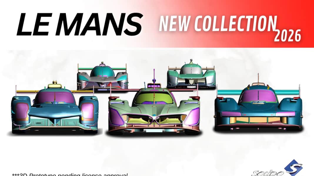 BREAKING NEWS: Solido bringt 2026 eine Le-Mans-Armada