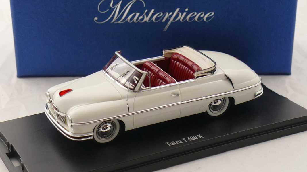 Bei Masterpiece erscheint das Tatra T 600 K Cabriolet in 1:43
