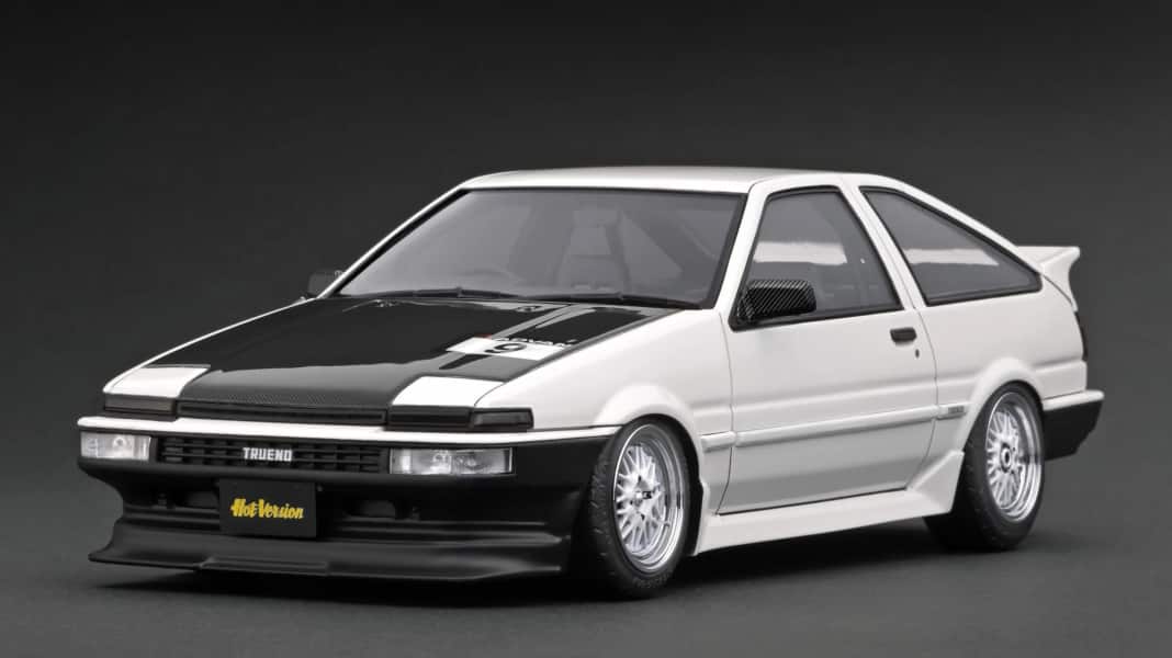 Toyota Trueno von Ignition Models kommt in 1:18 aus Resine