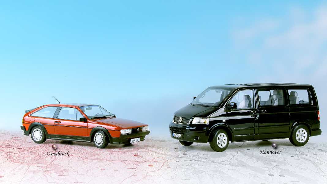 Dieses coole VW-Duo von Norev in 1:18 kommt zunächst exklusiv bei Modelissimo