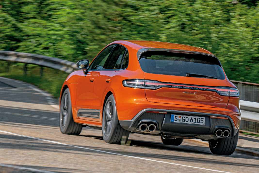 Es kommt eben darauf an, was man daraus macht: Der Macan T beweist eindrucksvoll, wie viel Fahrspaß mit dem 265-PS-Basismotor möglich ist – dem speziellen Fahrwerk sei Dank
