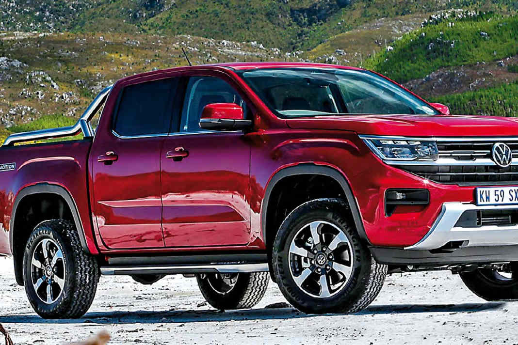 Im „PanAmericana“-Trimm, hier mit den serienmäßigen 18-Zöllern und All-Terrain-Reifen, ist der Amarok ein knallharter Geländegänger – ganz im Gegensatz zu den meisten SUVs auf unseren Straßen