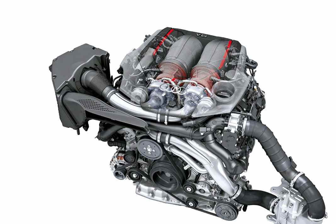 Kraftpaket: Mit seinen 600 Nm und 450 PS macht der 2,9-Liter-Biturbo-V6 ordentlich Musik