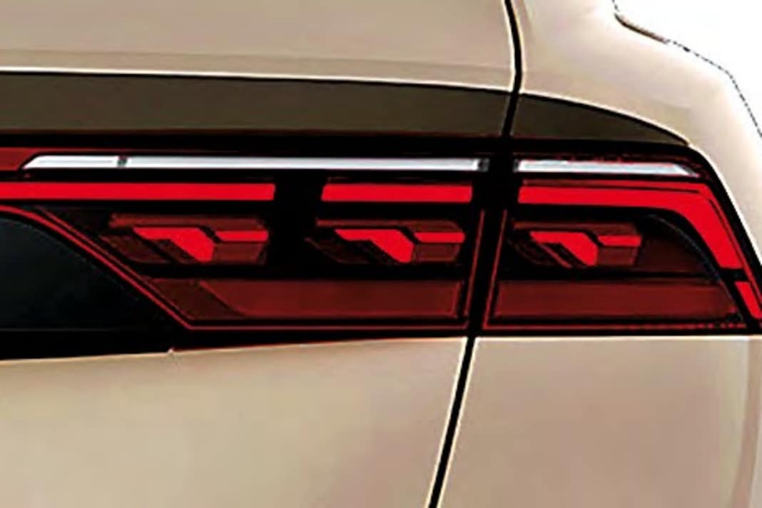 Bei den optionalen OLED-Rückleuchten lassen sich ebenfalls vier verschiedene Lichtsignaturen wählen