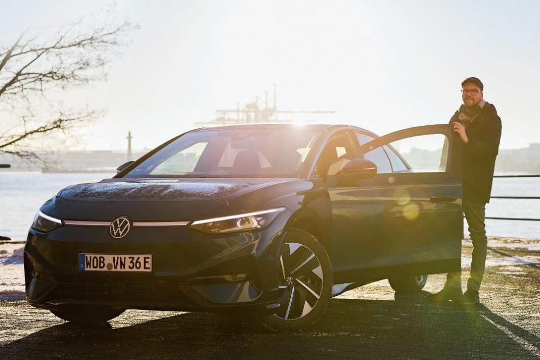 Das bislang flachste und gleichzeitig längste I D.-Modell von VW: Das neue Elektro-Topmodell ID.7