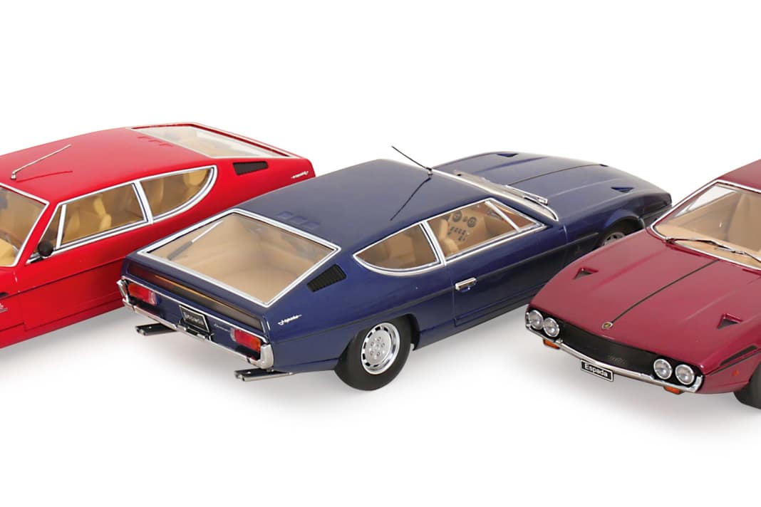 KK-Scale erweitert seinen Fuhrpark an 1:18-Lamborghini um das 2+2-sitzige Coupé Espada mit Die-Cast-Karosserie