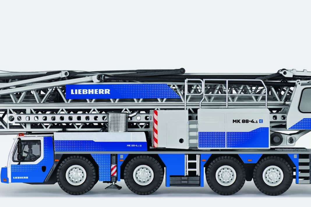BAUMA-News von Conrad: der Liebherr MK88-4.1 Elektro...