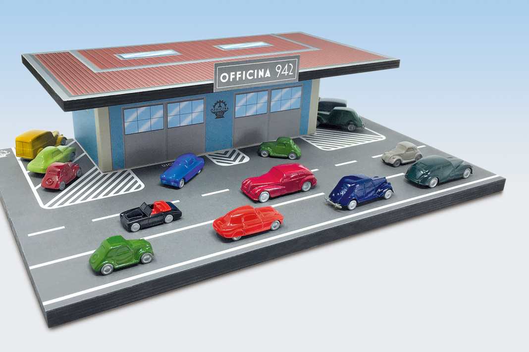 Officina 942 setzt auf Druckguss-Vollmodelle nach italienischen Oldtimern