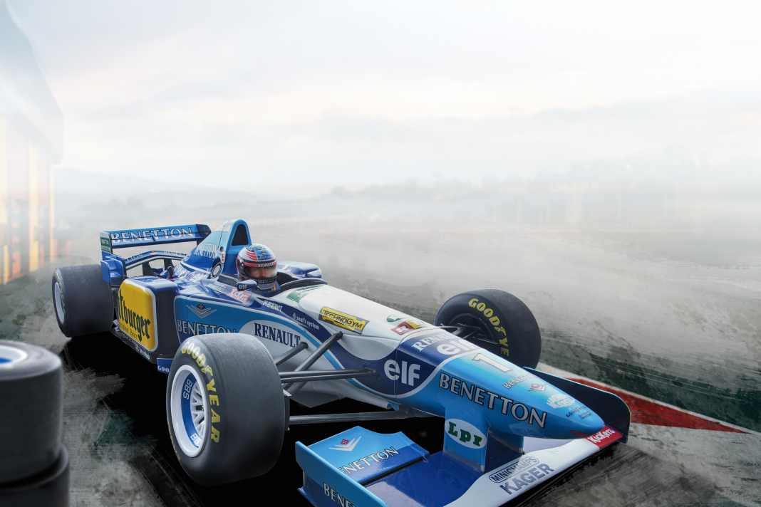 Die Startnummer 1 auf dem Benetton von Michael Schumacher markierte einen ersten Erfolg – auch für Minichamps!