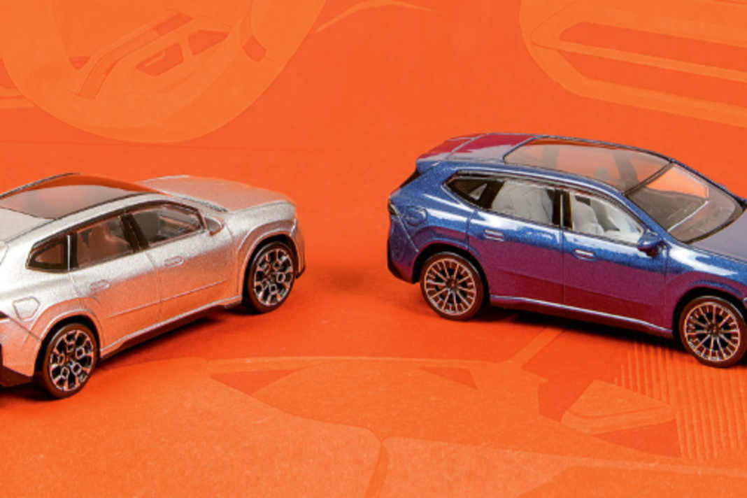 Das ist einmal eine faustdicke Überraschung: Die IAA-Neuheit BMW iX3 startet als Messemodell von Norev in 1:64