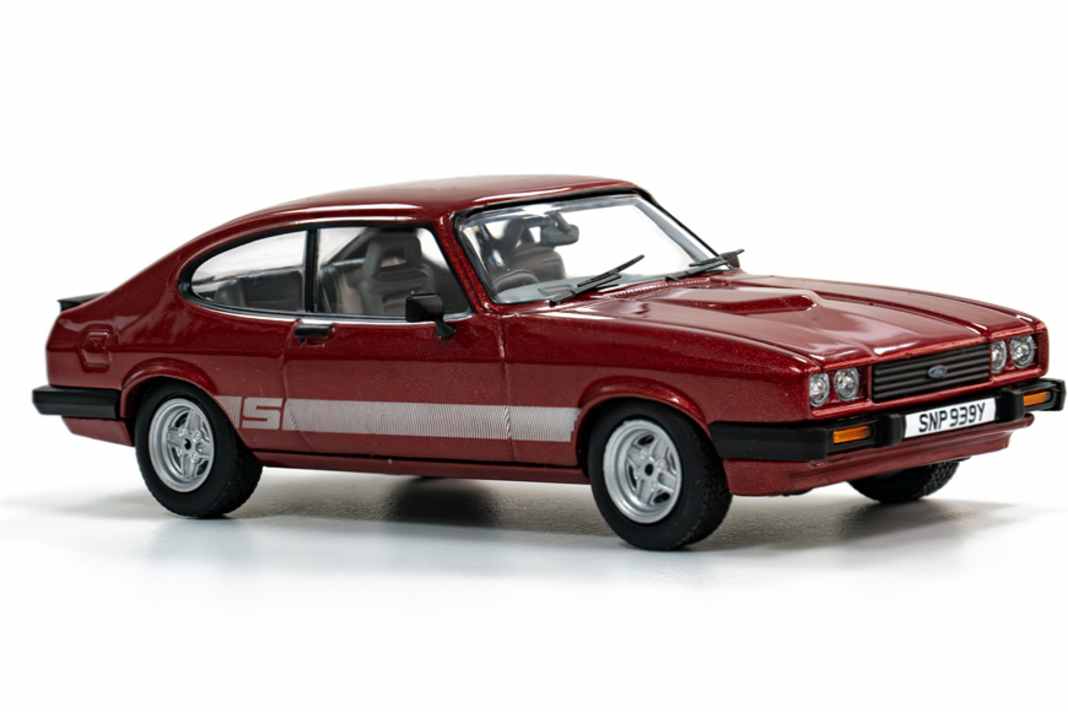 Auch der neue Ford Capri von Corgi tritt als Zinkdruckgussmodell in der Baugröße 1:43 an ] Foto: Werk