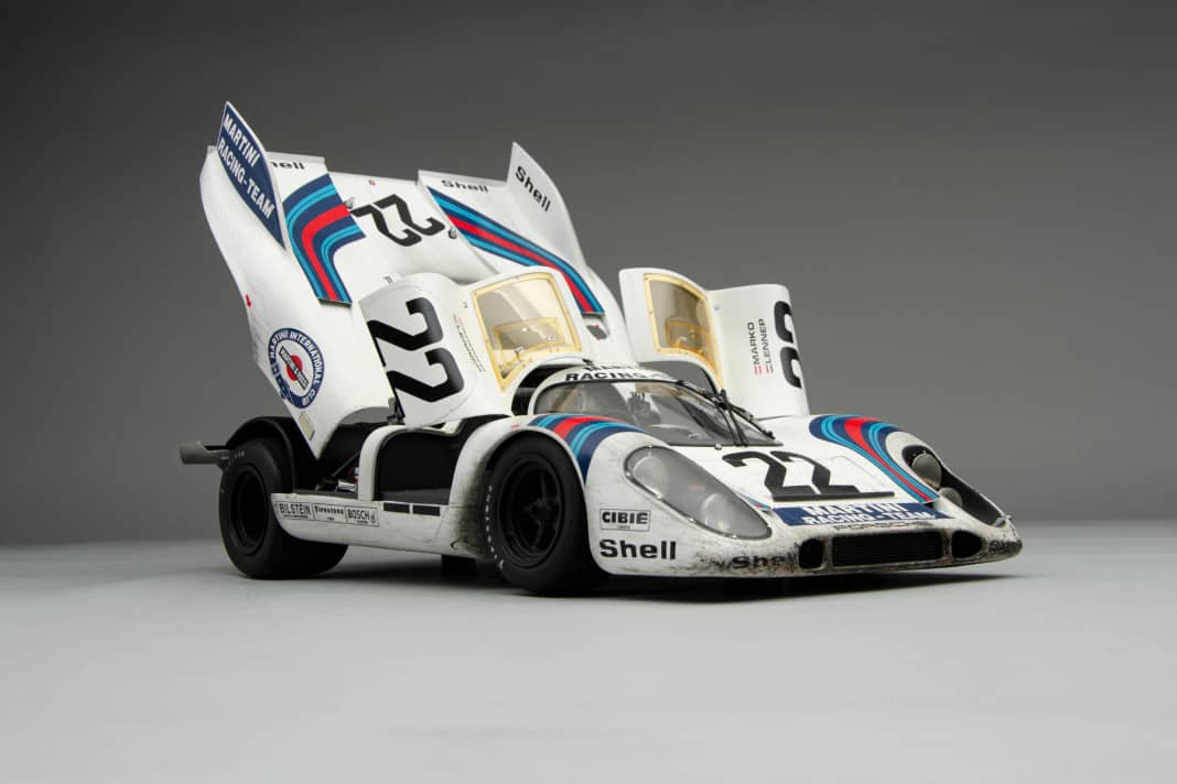Bei seinen 1:8-Modellen zeigt Amalgam furiose Details. Das ist auch beim verdreckten Le-Mans-Sieger von 1971 nicht anders ] Foro: Werk