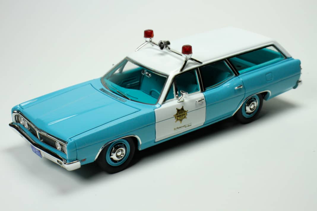 Der Ford Galaxie kommt auch in der Dekoration des Las Vegas Police Departments | Foto. Werk