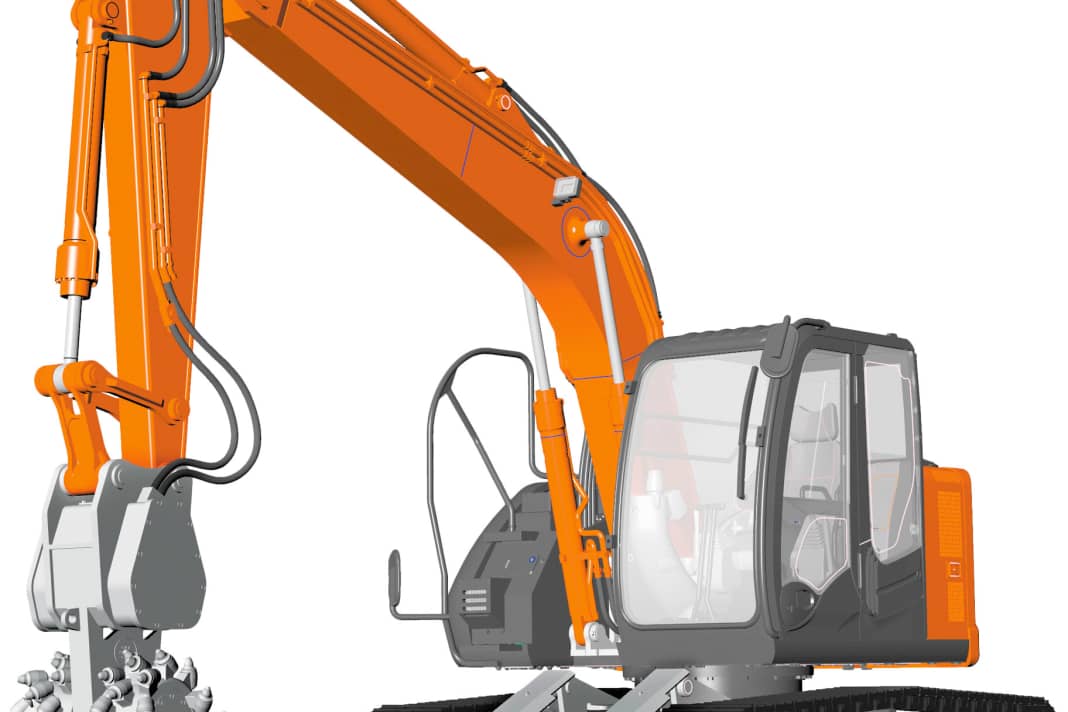 Hitachi Hydraulikbagger mit Excavator ZAXIS135US