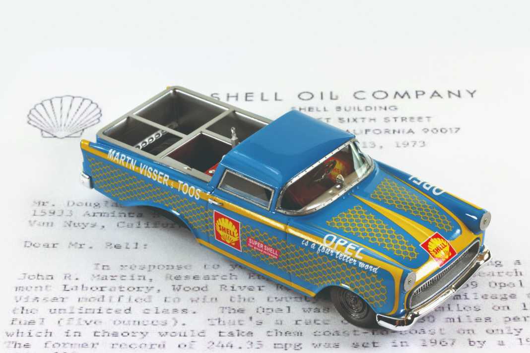 Was einmal ein Opel Rekord Caravan war, gewann vor 50 Jahren ein Sparwettrennen.