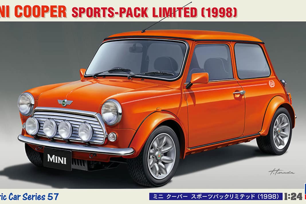 Auch die Verpackung des neuen Mini zeigt Hasegawa schon in Japan im Internet