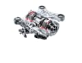 Dieses neue Bauteil hört auf den Namen RS Torque Splitter und kann bis zu 100 Prozent Drehmoment an ein Hinterrad leiten. Das ergibt neue Möglichkeiten – driften etwa …