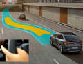 Der Travel Assist wechselt jetzt auf Befehl am Blinkerhebel automatisiert die Spur, überwacht dabei den umliegenden Verkehr