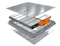 Die 83/77-kWh-Batterie besteht aus 12 Modulen, die mit je 24 Pouch-Zellen bestückt sind