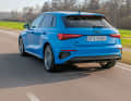 Fahrdynamisch lässt der A3 Sportback keine Wünsche offen – sportlichstraff gibt sich auch der Hybrid im S-Line-Trimm