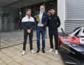 António Félix da Costa, George Ciz, TAG Heuer CMO, Pascal Wehrlein (l-r), 2023
