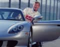 Walter Röhrl mit Porsche Carrera GT