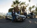 In Los Angeles (v.l.): Dr. Werner Tietz (Vorstand für Forschung und Entwicklung bei der SEAT S.A.), Patrik Andreas Mayer (Vorstand für Finanzen und IT), Wayne Griffiths (CEO von SEAT und CUPRA) und Sven Schuwirth (Vorstand für Vertrieb, Marketing und Aftersales)
